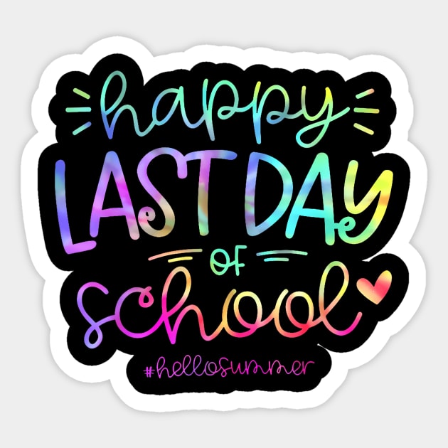 Happy Last Day Of School Sticker by JeanDanKe